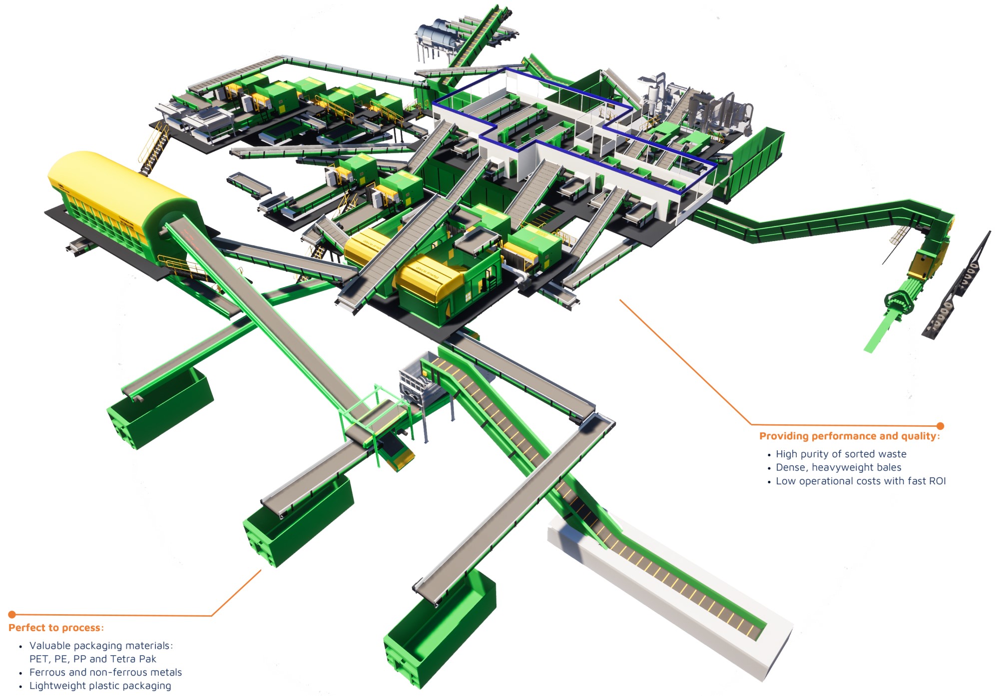 Plastic-waste-stream-installation